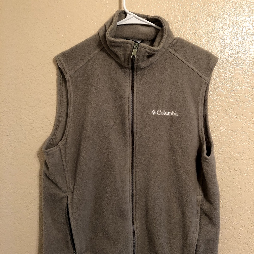 Columbia Fleece Vest - Light Grey